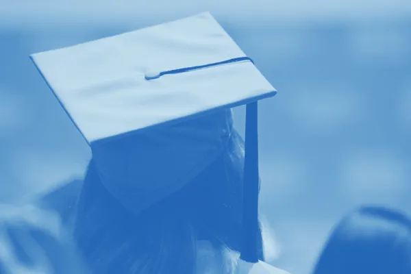 A graduate's cap. 