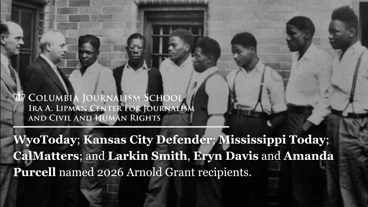 In 1931, nine Black teenagers were falsely accused of raping two white women aboard a freight train. The Scottsboro Boys case drew national attention regarding criminal justice racism and the right to a fair trial. Above, seven of the Scottsboro defendants meet with their attorney and the deputy sheriff at the jail in Scottsboro, Ala. Credit: AP Photo.