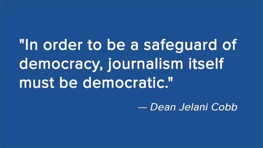 Democracy quote from Dean Jelani Cobb