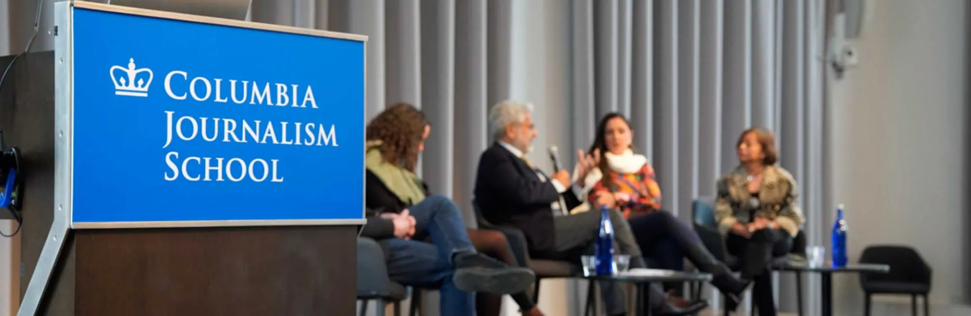 Panel during "The Fight for Global Press Freedom."