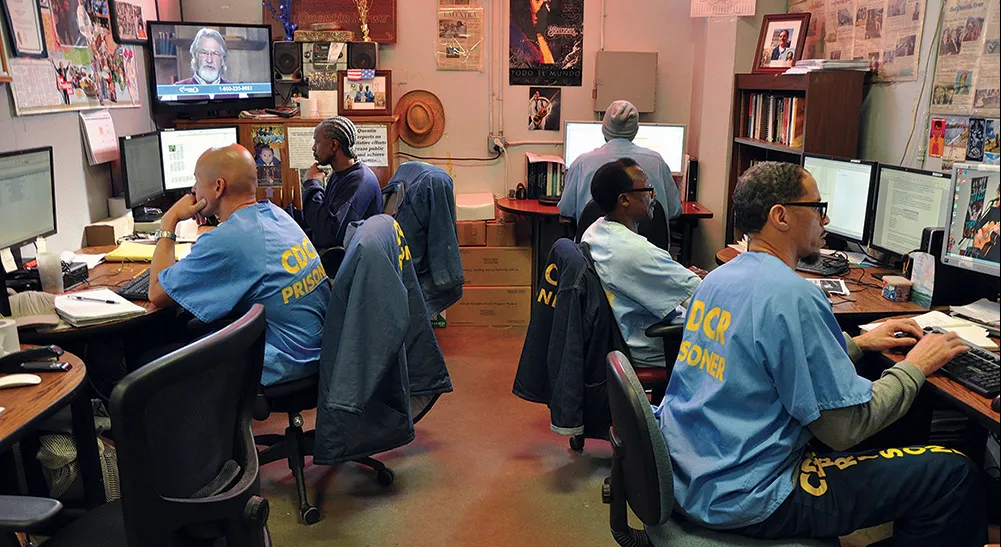 Journalists at California’s San Quentin State Prison have contributed to Prison Journalism Project. (Eddie Herena / Society of Professional Journalists)